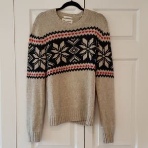 Men's Abercrombie muscle fir holiday sweater - Med
